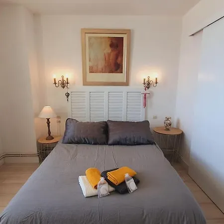 Duplex Les Palmiers Sur La Clim Wifi 1ere Ligne 4 Personnes - Rossiconciergerie - Linge Inclus Apartmán *