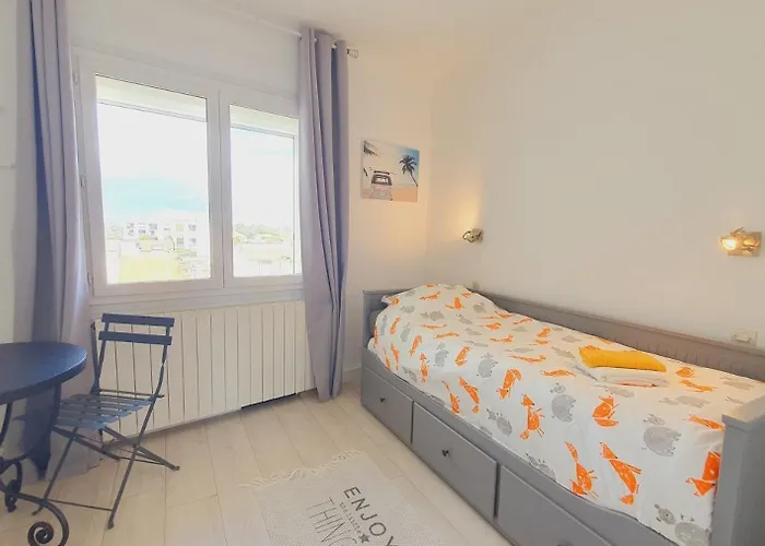 Duplex Les Palmiers Clim Wifi 1ère Ligne 4 Personnes - Rossiconciergerie - Linge Inclus Appartement *